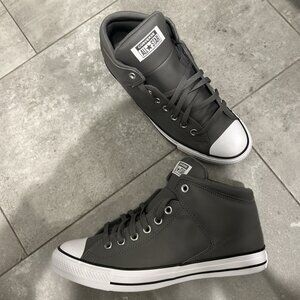 Converse CTAS High Street Mid Sneakers Men's Size 10.5 Grey/ White A09524C